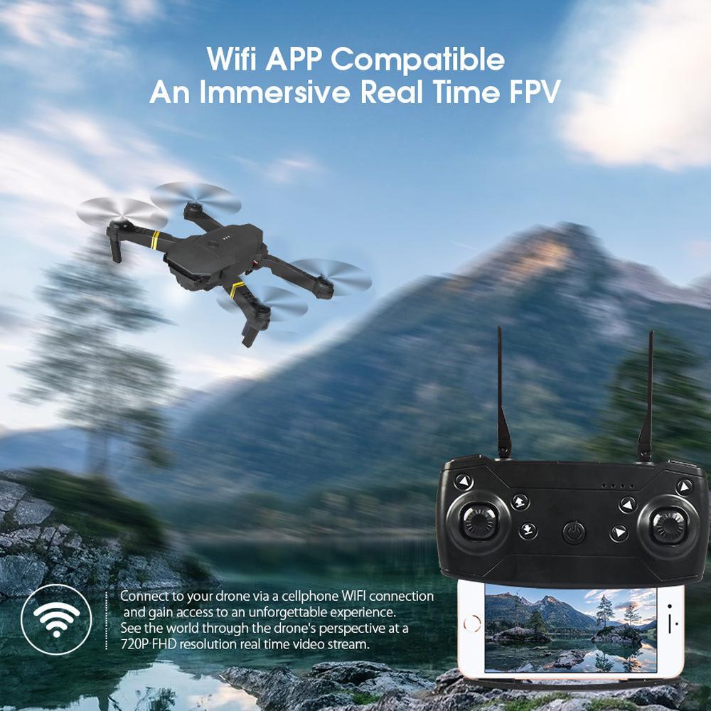 Drone 1080P HD Camera Wi-Fi Collapsible RC Quadcopter Helicopter Toy