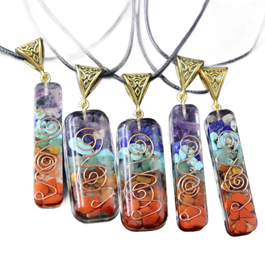 Meditation Seven Chakra Reiki Pendant