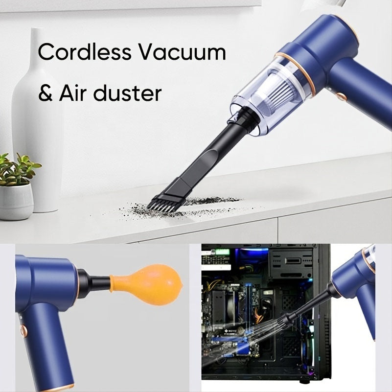 Wireless Car Vacuum Cleaner; Home Car Dual Use with Built-in Battery